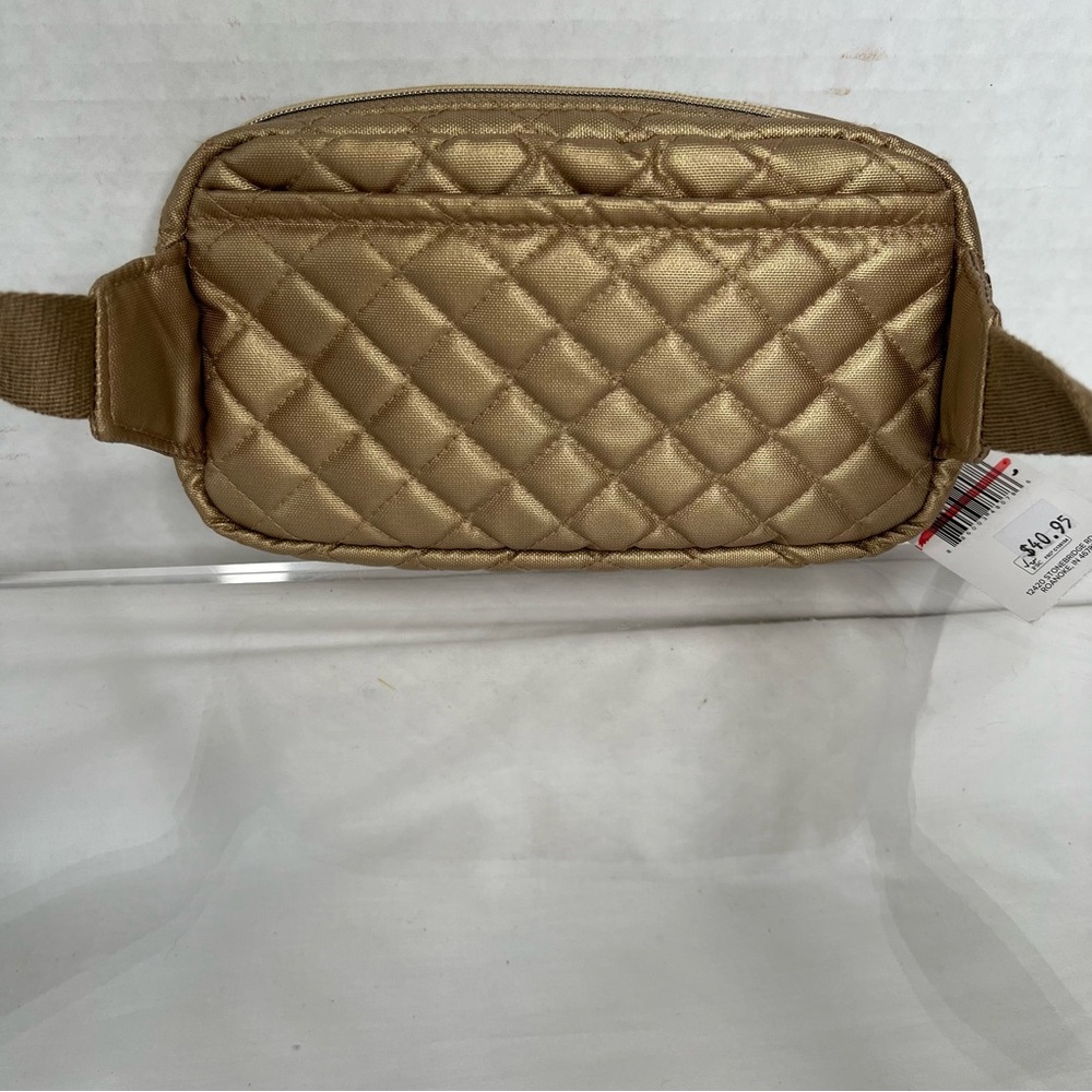 Vera Bradley Mini Belt Bag, Champagne Gold Pearl, NWT - Picture 3 of 12